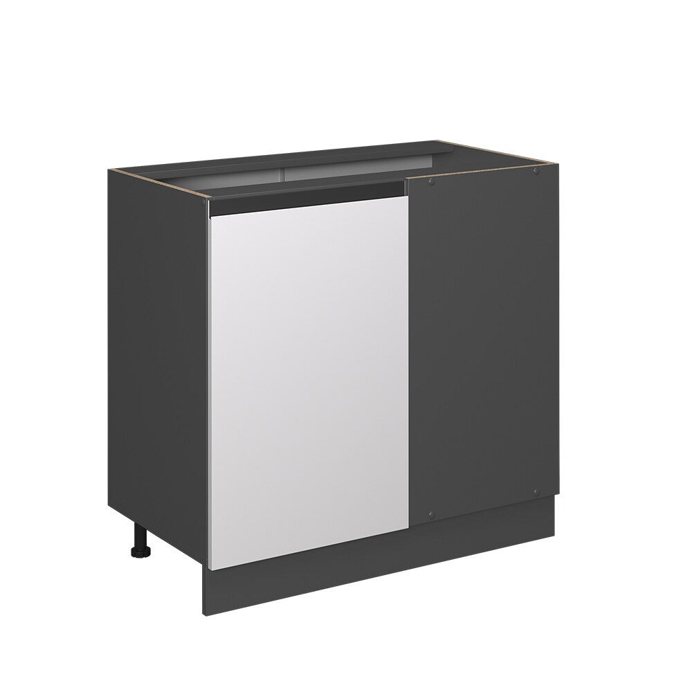 Vicco Eckunterschrank Küchenschrank Küchenmöbel R-Line J-Shape Anthrazit Weiß 86 cm modern