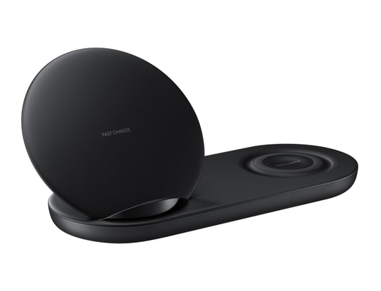 SAMSUNG - Chargeur induction EP-N6100TB - Chargeur sans fil duo noir