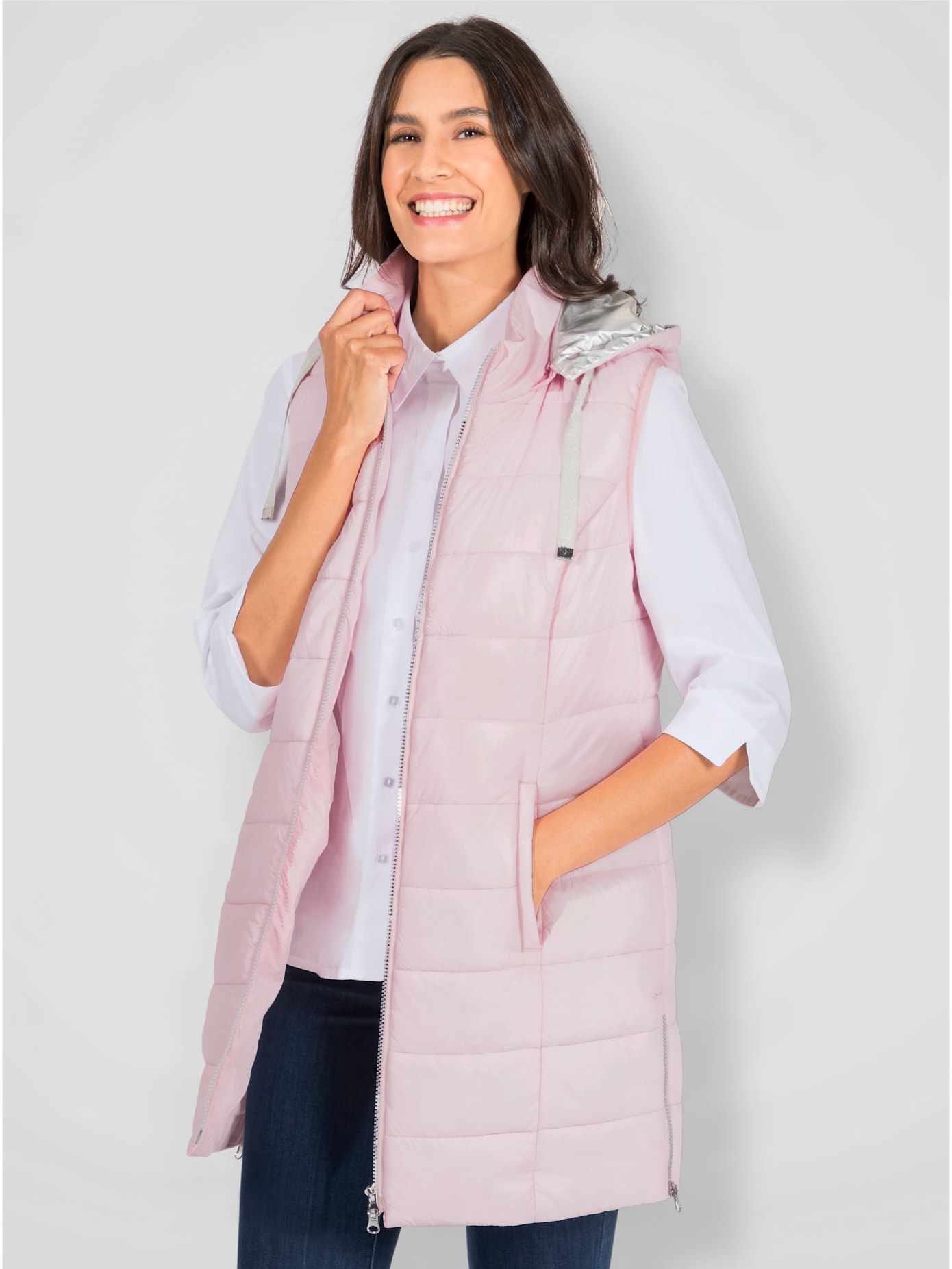 Gilet long jolie coupe longue moderne