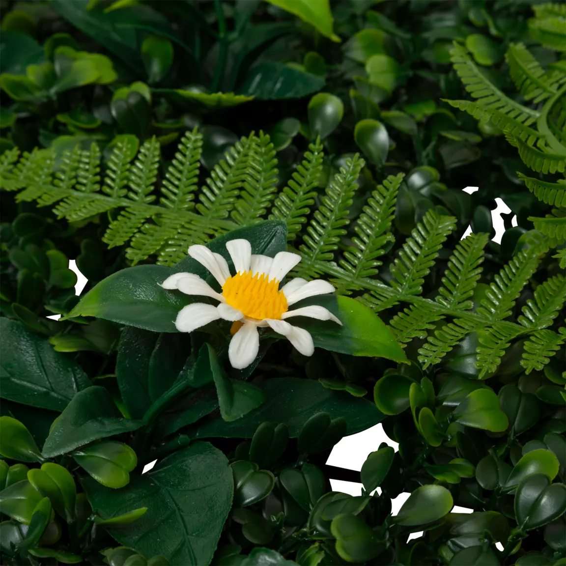 Mur végétal carré (50 x 50 cm) Jungle Vert