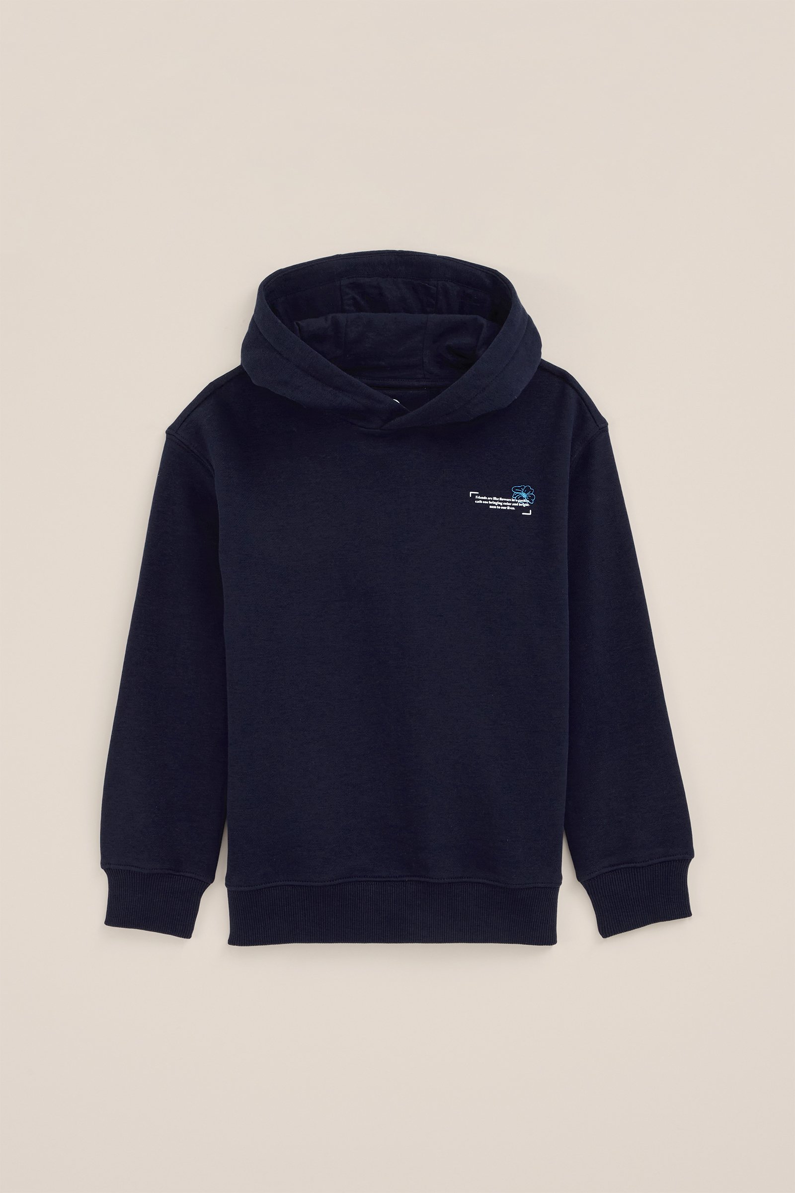 Jongens hoodie met opdruk Blue Ridge Marineblauw