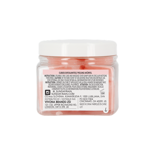 Sunday Rain Exfoliating Cubes Body Scrub, Watermelon, 150 g