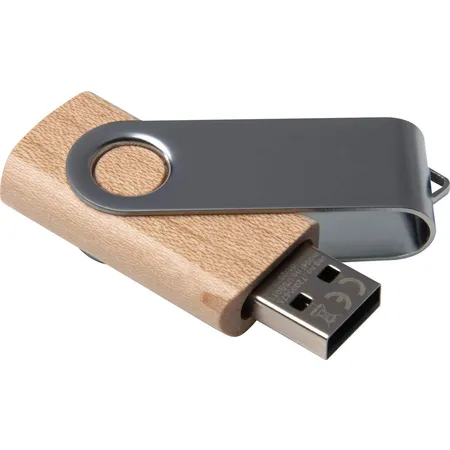 Macma USB-Stick aus hellem Holz (Ahorn) 8GB