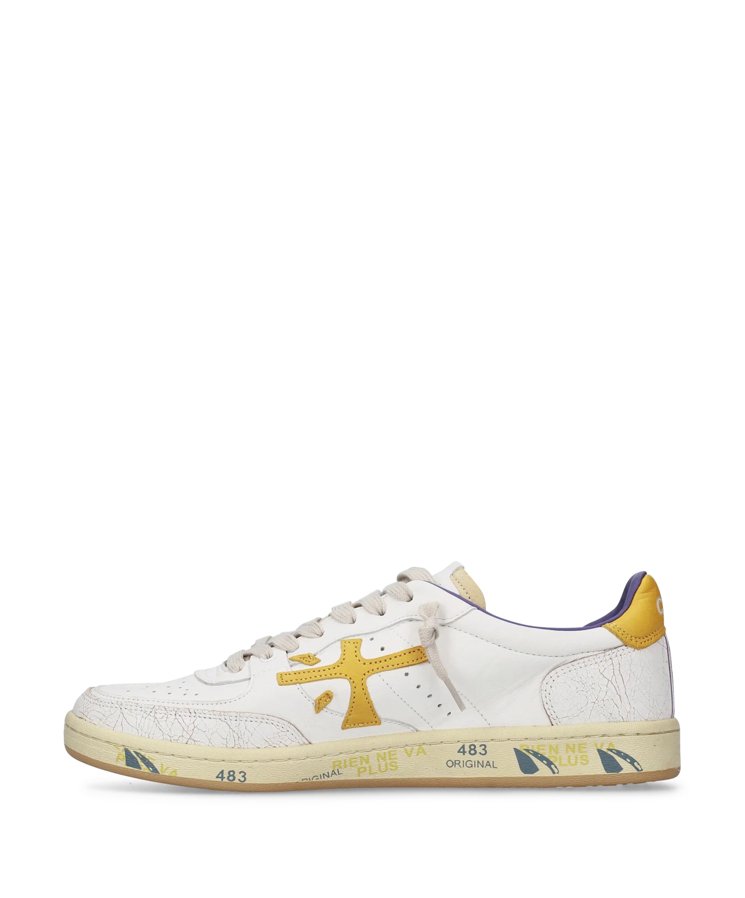 Premiata BSKTCLAY heren sneakers wit