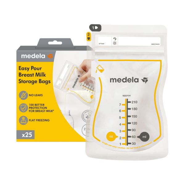 Medela Moedermelkbewaarzakjes Met Schenktuit - 210 ML - 25 Stuks