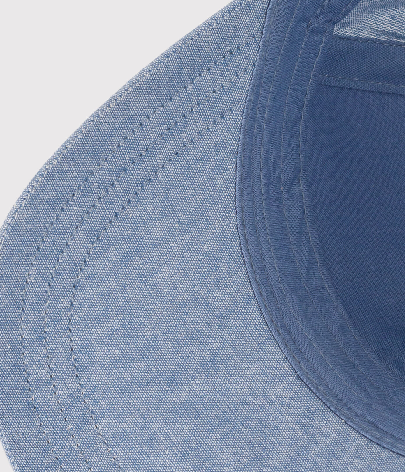 Casquette Petit Boat en denim enfant mixte