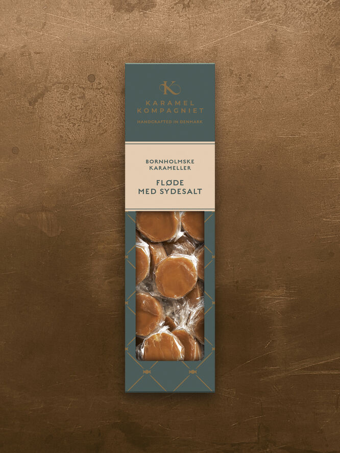 Karamel Kompagniet Fløde med sydesalt elegance