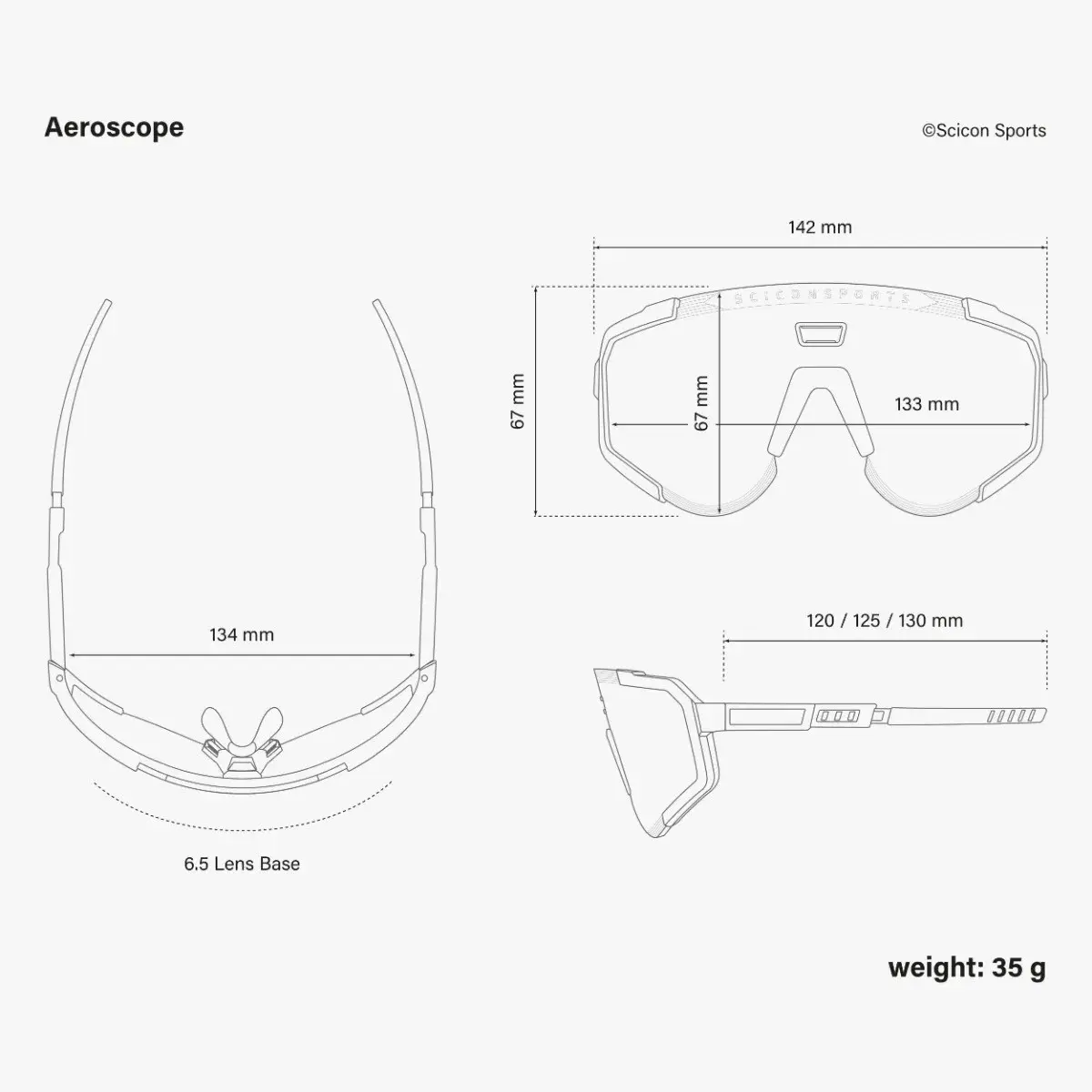 Scicon Aeroscope Sport Zonnebril Zwart SCNPP Multimirror Silver Lens