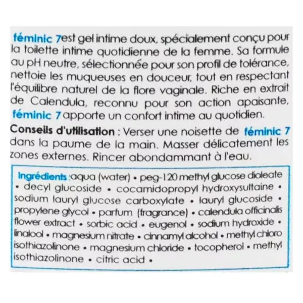 Gel Íntimo Suave Feminic 7 200ml