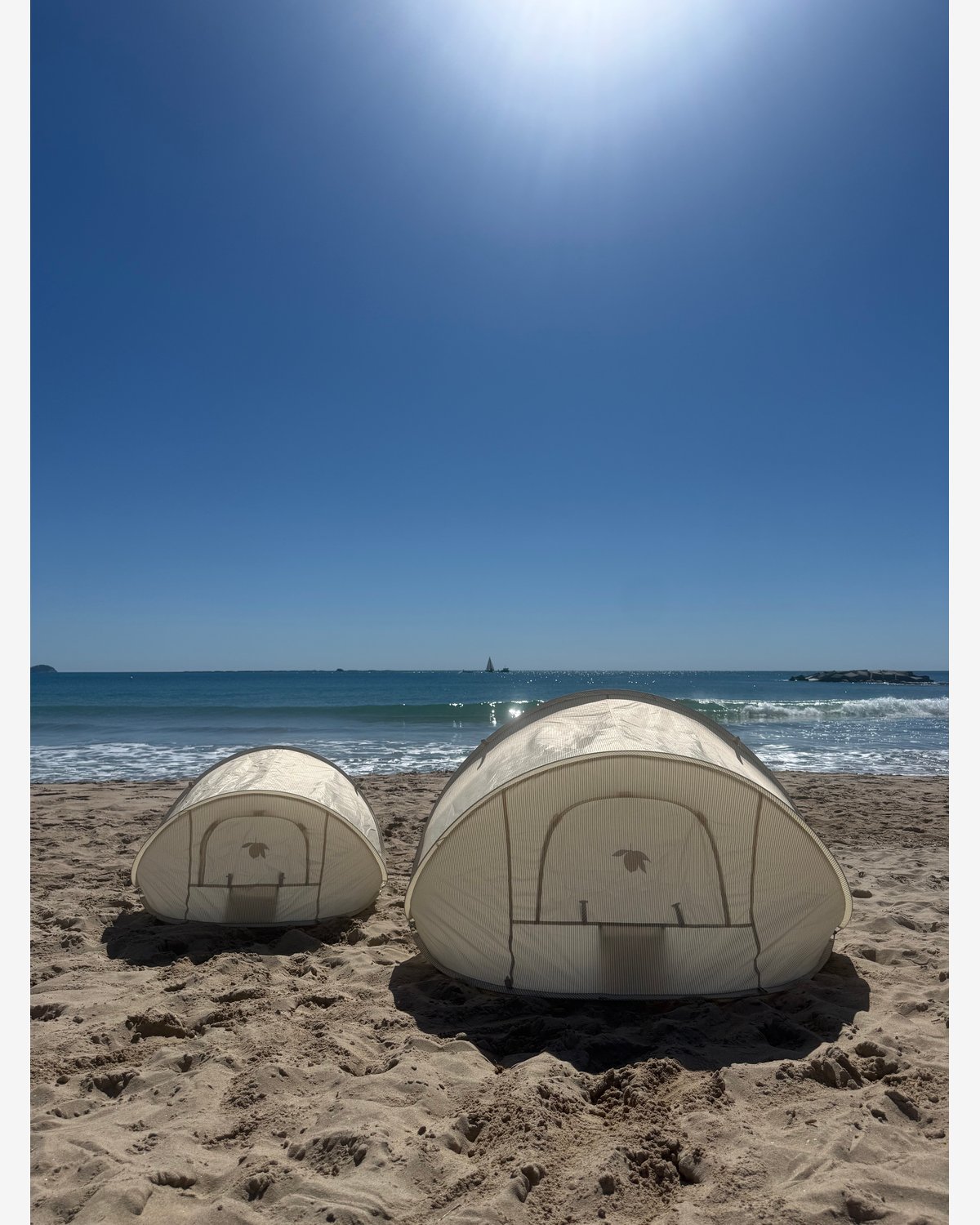 UV-Telt Baby, Lite – Strandtelt Pop-up UV50+ | 80×90 cm