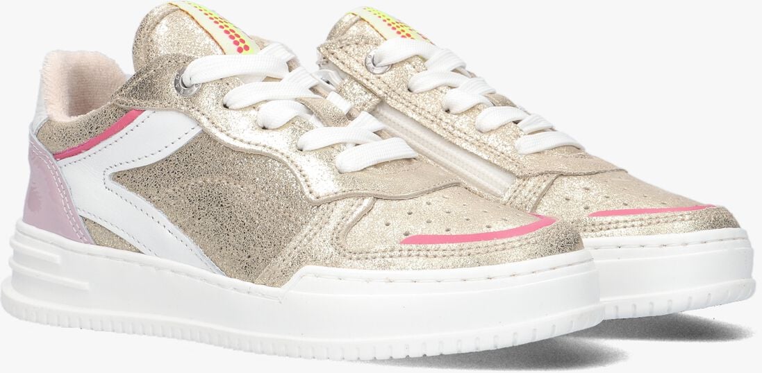 RED-RAG gouden red-rag lage sneakers 13292
