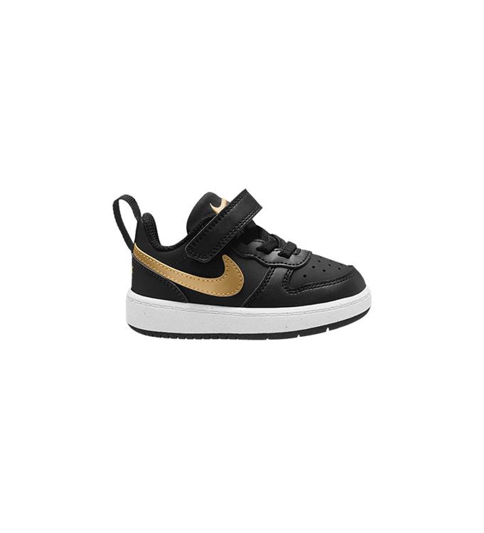 COURT BOROUGH LOW RECRAFT (TD) BLACK-METALLIC-GOLD-BLACK-WHIT