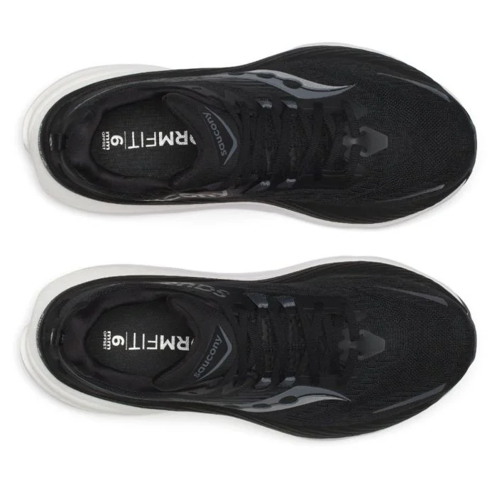 Saucony Dame Løbesko Hurricane 24 Wide Sort