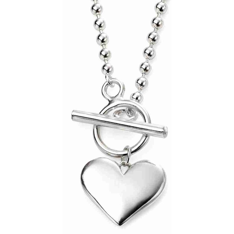 Collier coeur en argent 925/1000