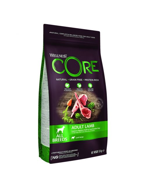 Wellness Core Grain Free Dog Adult Lam - Hondenvoer