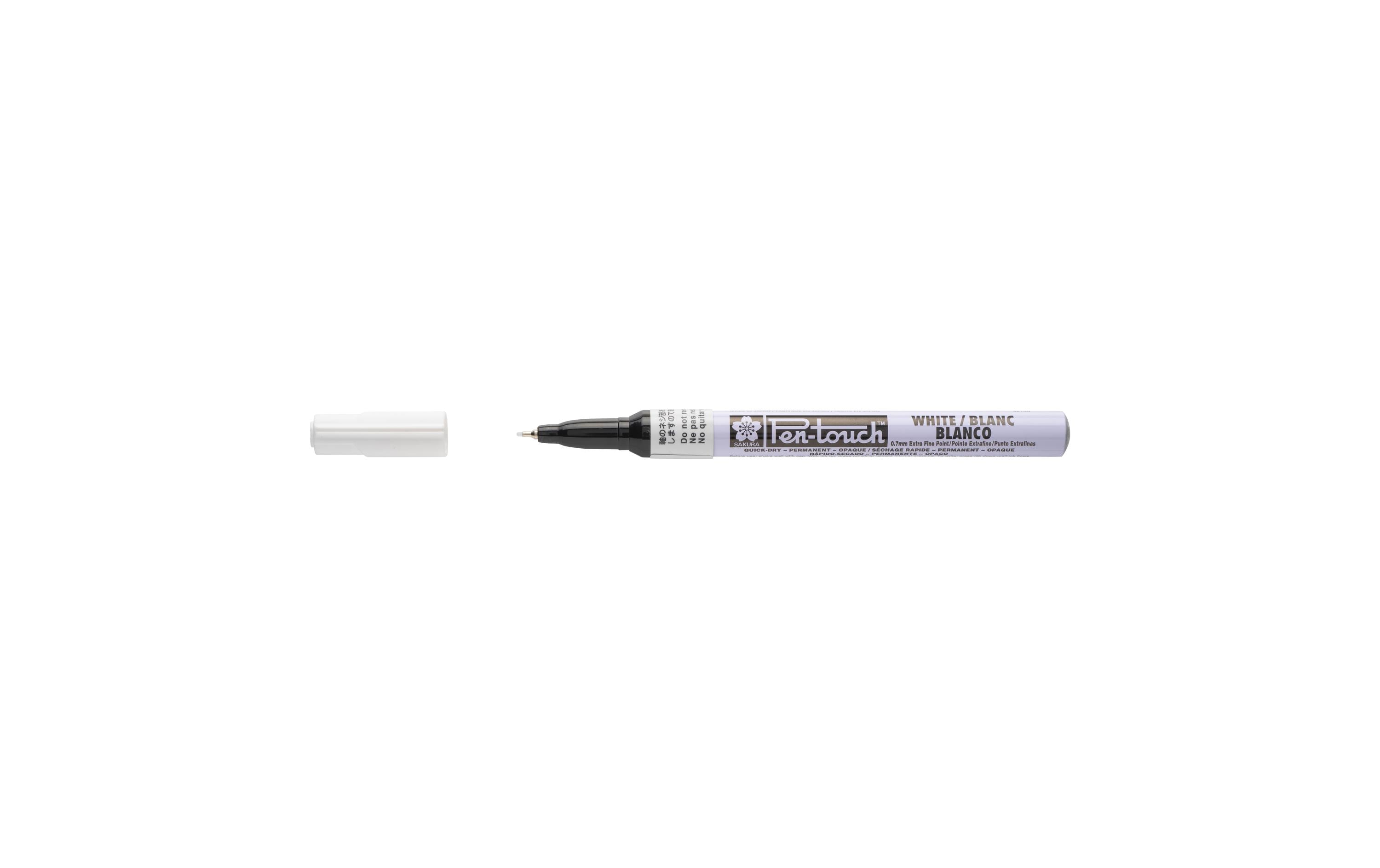 Lackmarker Pen-Touch 0.7 mm, extrafein, WeissPermanent Marker in tollen Farben