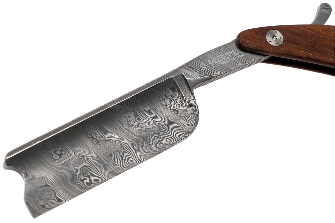Böker Manufaktur Master Cutter Damascus, Desert Ironwood 140800DAM open scheermes