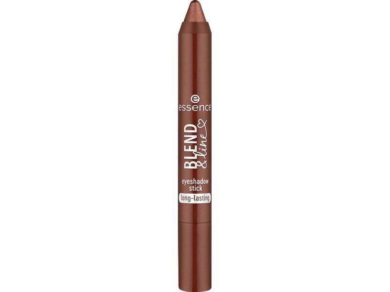 essence Blend and Line eyeshadow stick 04 Full of Beans Lidschatten- und Eyeliner-Stift für einzigartige Eye-Looks mit metallischem Finish