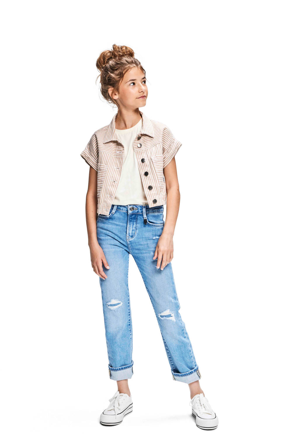 Retour Jeans loose fit jeans Glennis Vintage light blue denim