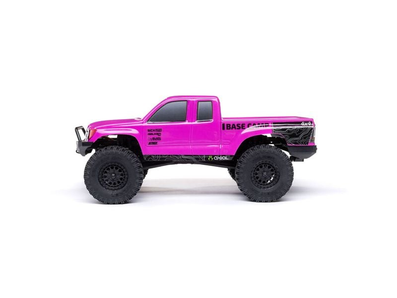 Axial Rock Crawler SCX24 Base Camp 4WD, Pink RTR 1:24 Rock Crawler Brushed RTR mit Akku & Ladegerät