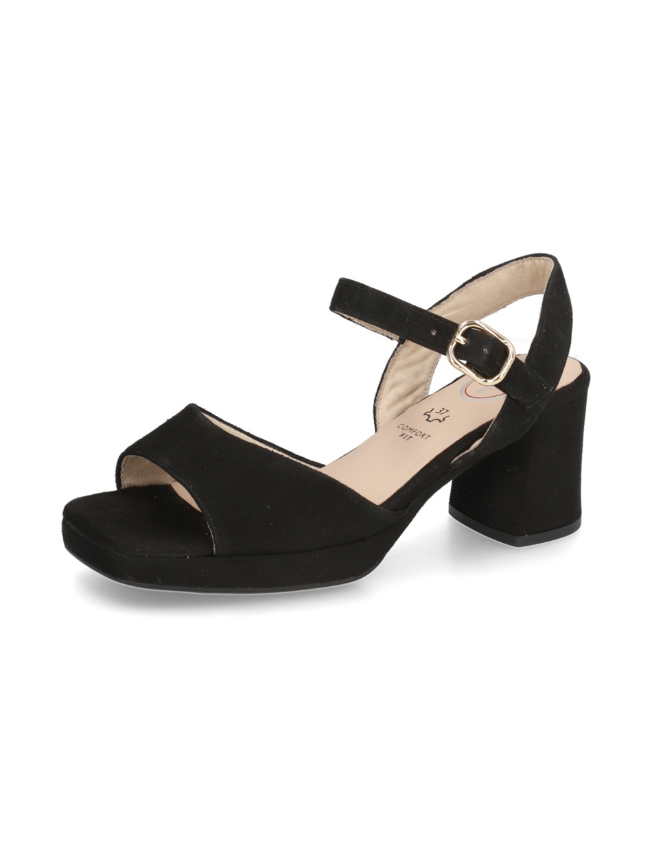 Veloursleder Sandale