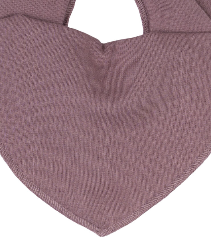 Mikk-Line Cotton Bibs - Triangle Dusty rosebon