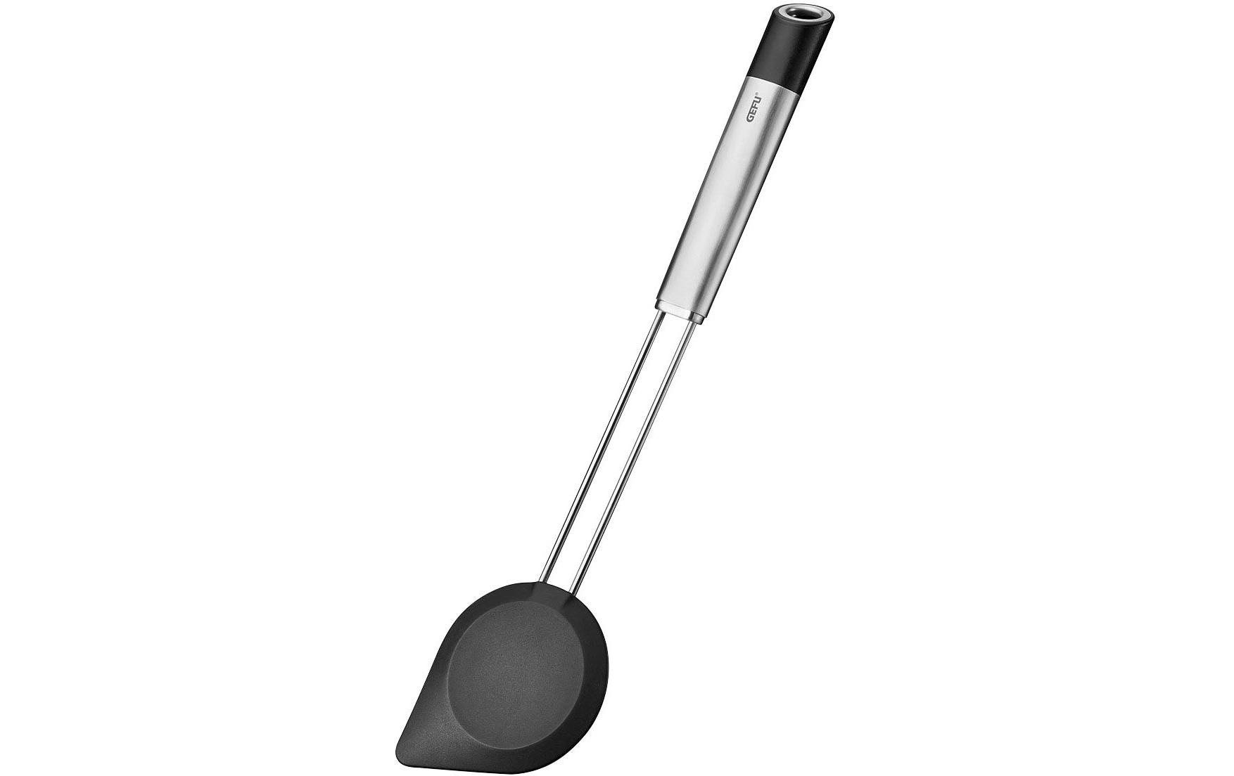 Kochlöffel Primmeline 30 cm, Schwarz/SilberKochlöffel mit ergonomischem Griff