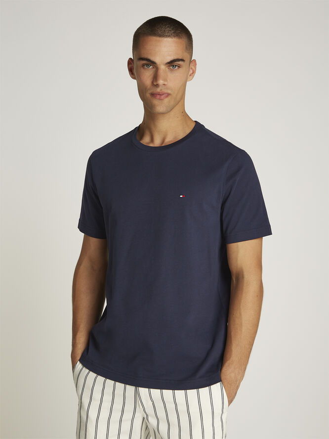 Tommy Hilfiger ESSENTIAL REG FIT SOLID TEE Desert sky
