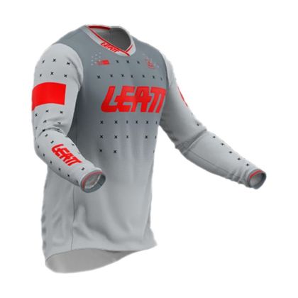 Maillot cross Leatt 4.5 LITE 2024 - Gris / Rouge