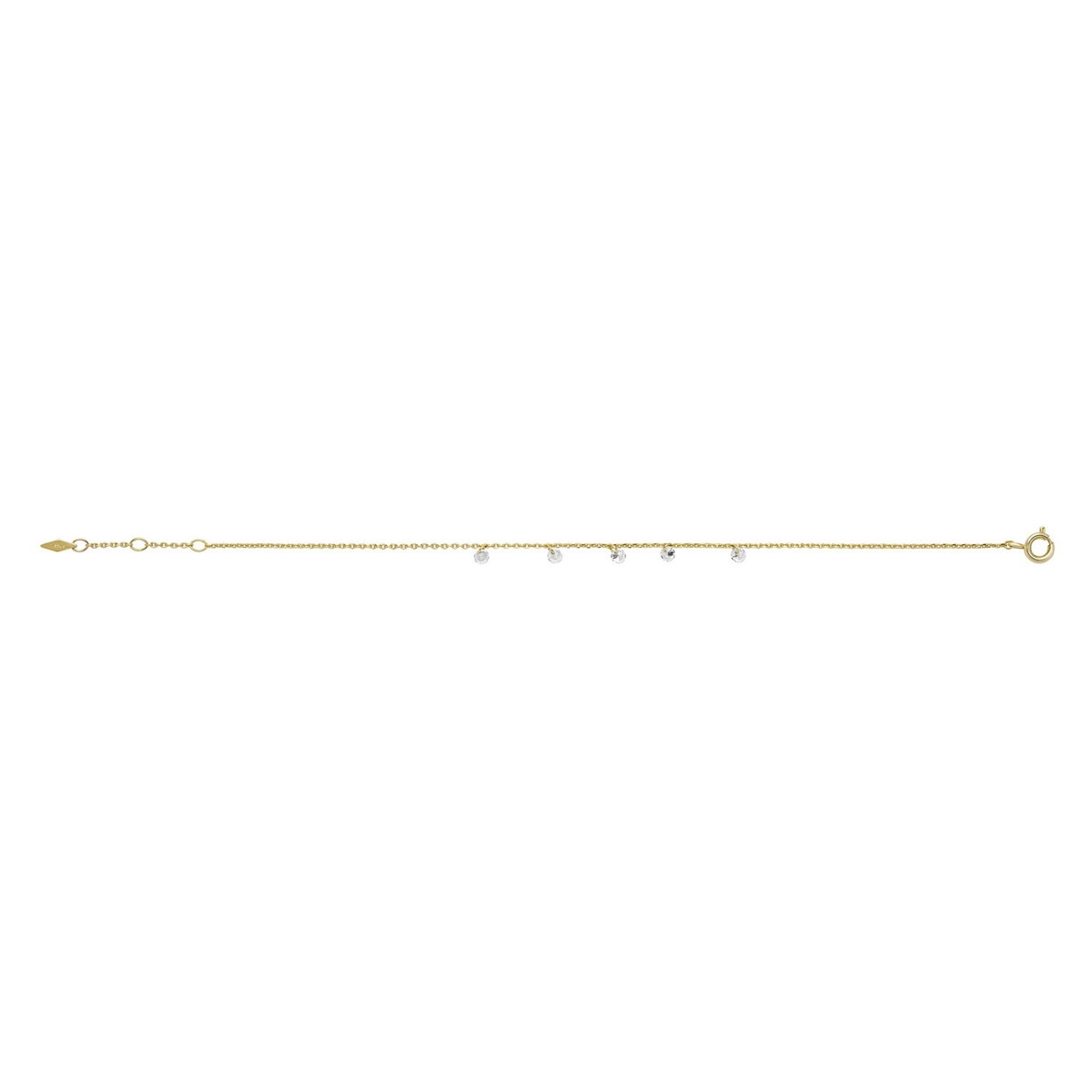 Bracelet Fossil Sadie Shine Bright laiton doré