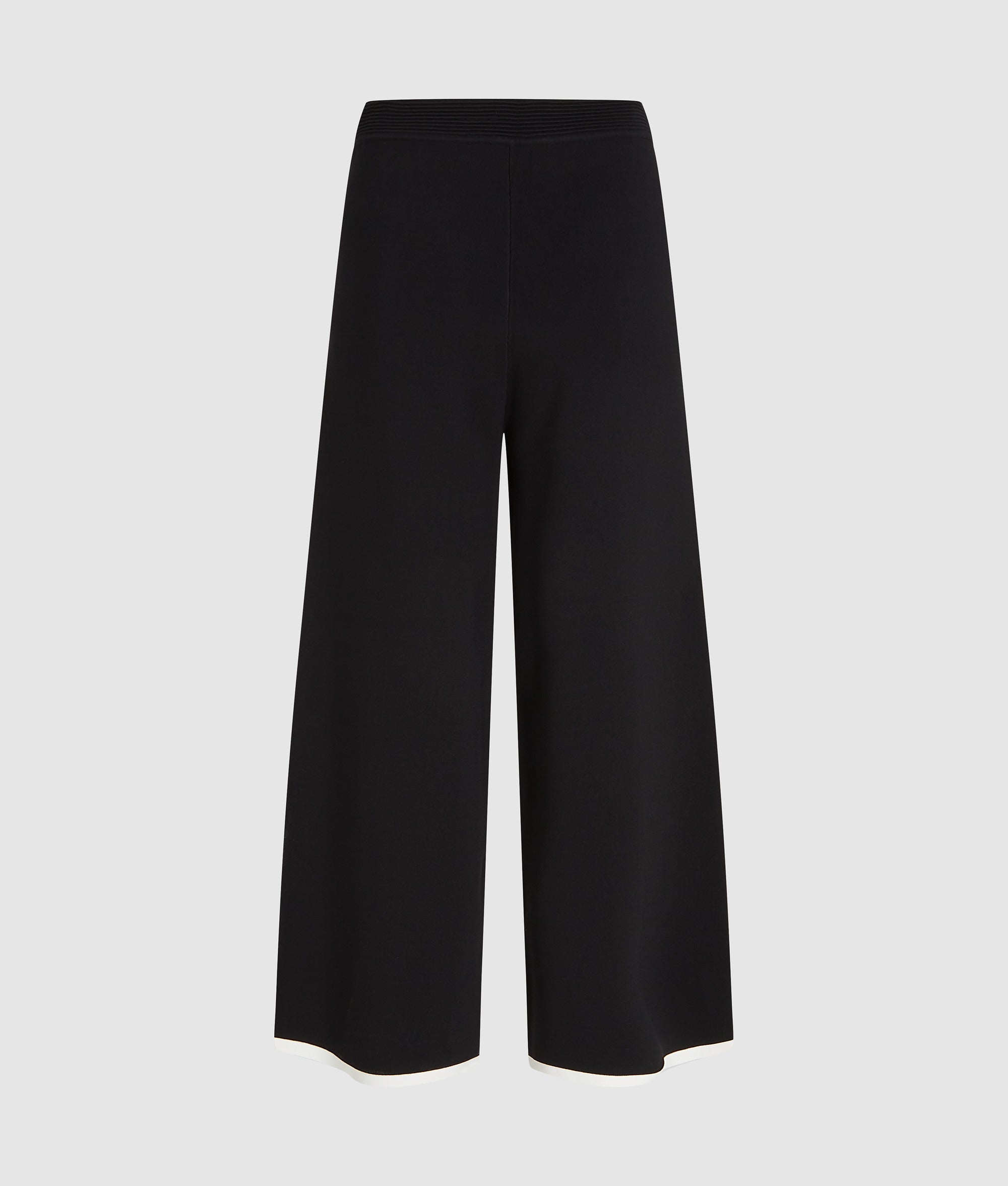 Culottebroek met contrasterende bies
