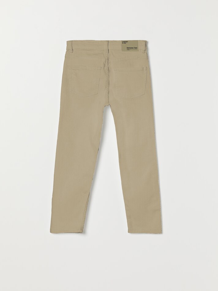 Calça jeans Slim Comfort - Bege