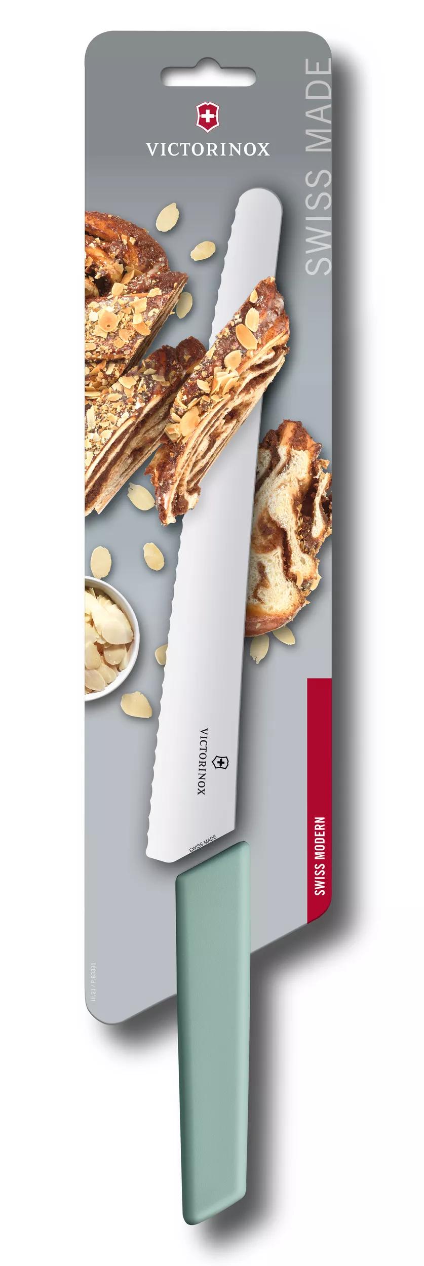 Swiss Modern Brot- und Konditormesser-Aquamarin
