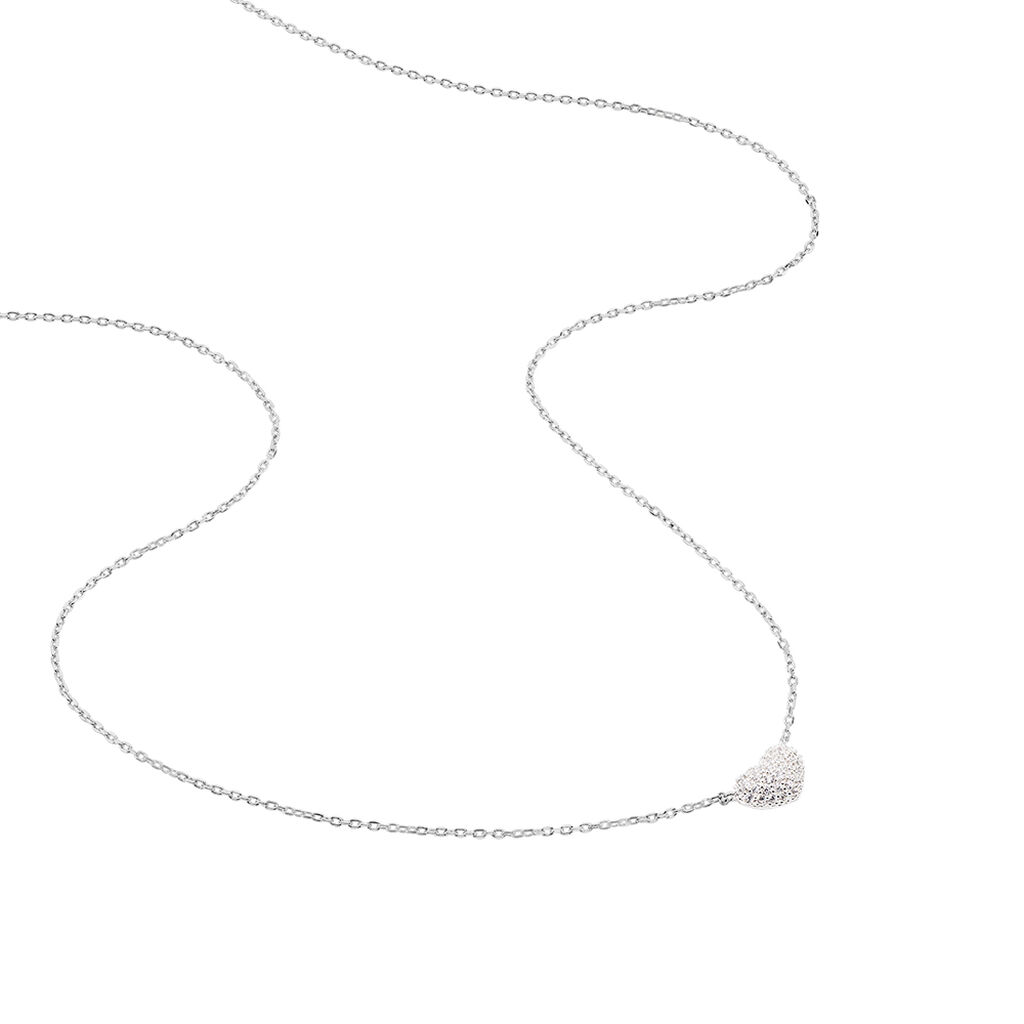 Collier Alois Argent Blanc Oxyde De Zirconium