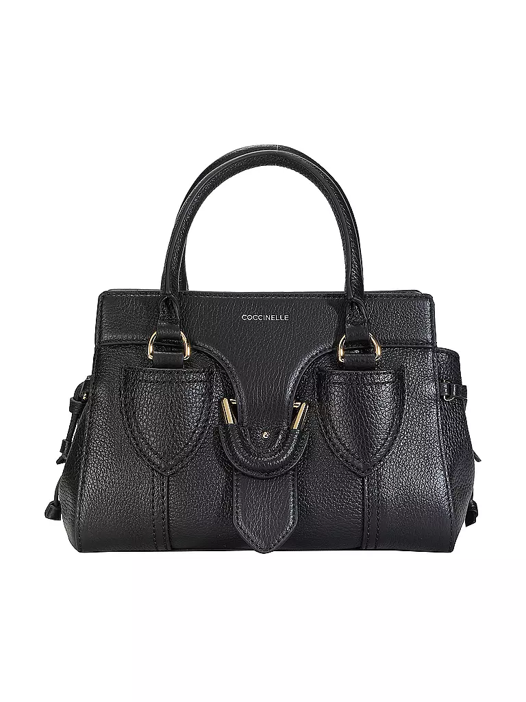 COCCINELLE Ledertasche - Henkeltasche COCCINELLEYORK Small schwarz