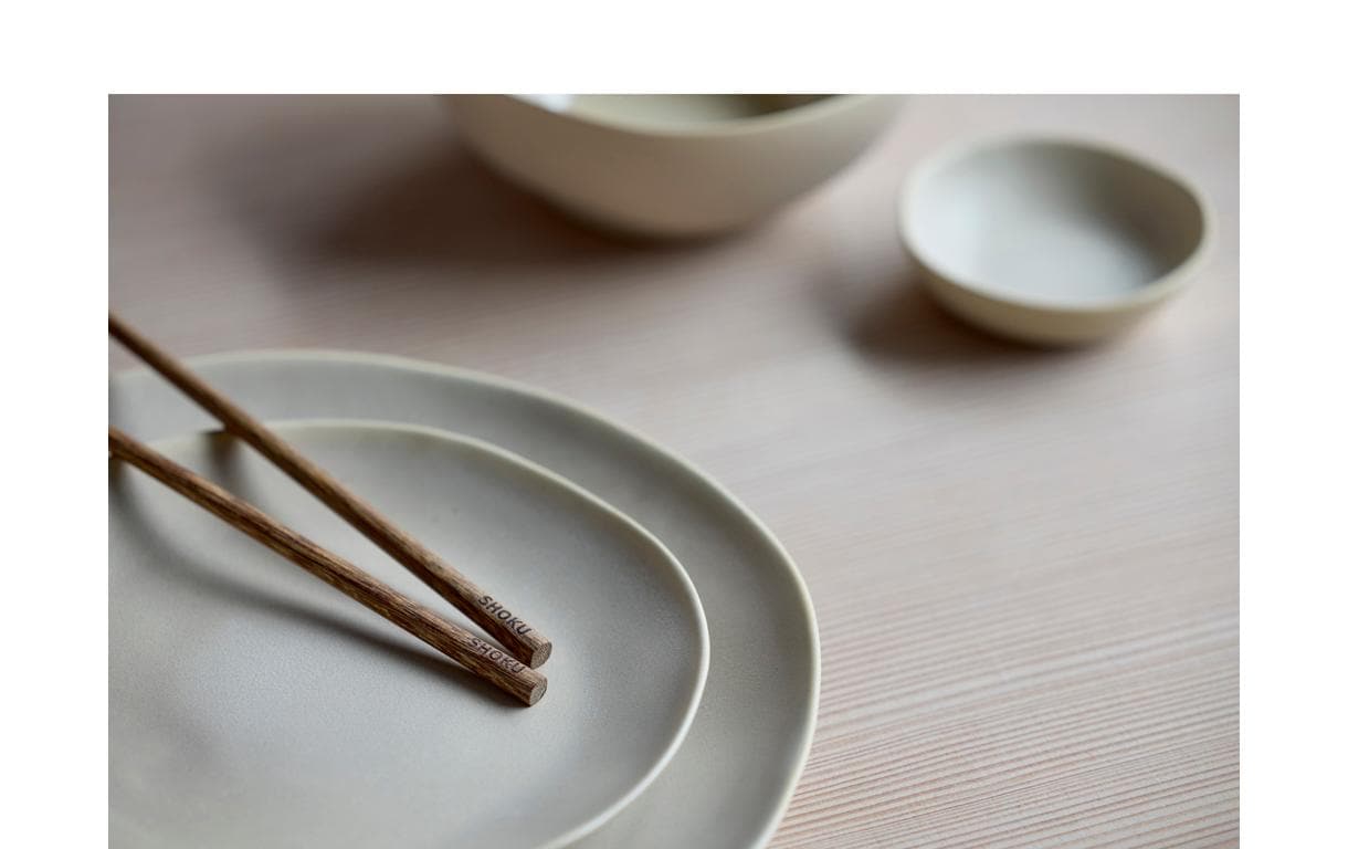 Suppen- & Pastateller Shoku Ø 21 cm, 6 Stück, BeigeEssteller-Set