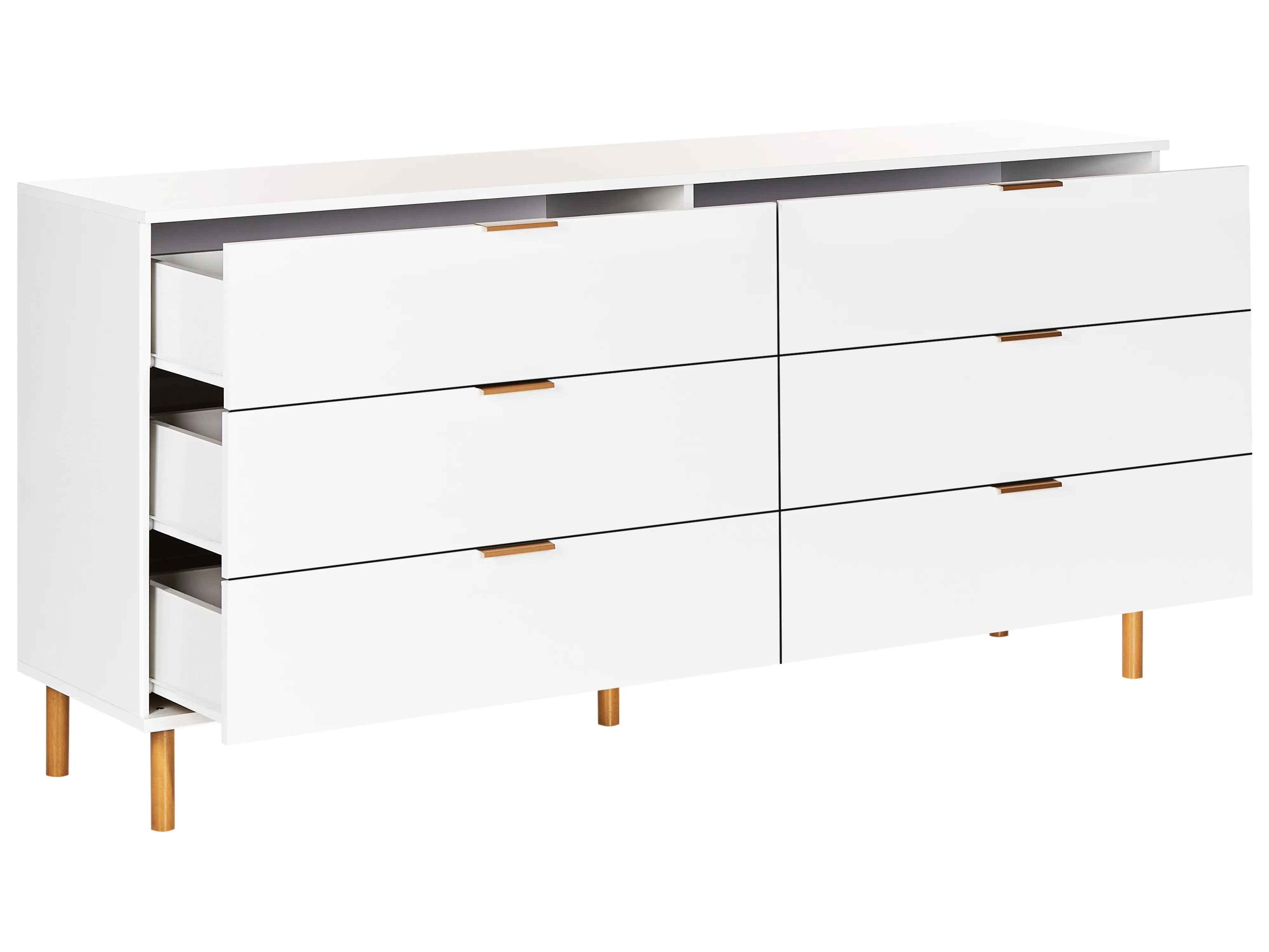 Ladekast 6 lades WALPOLE Wit