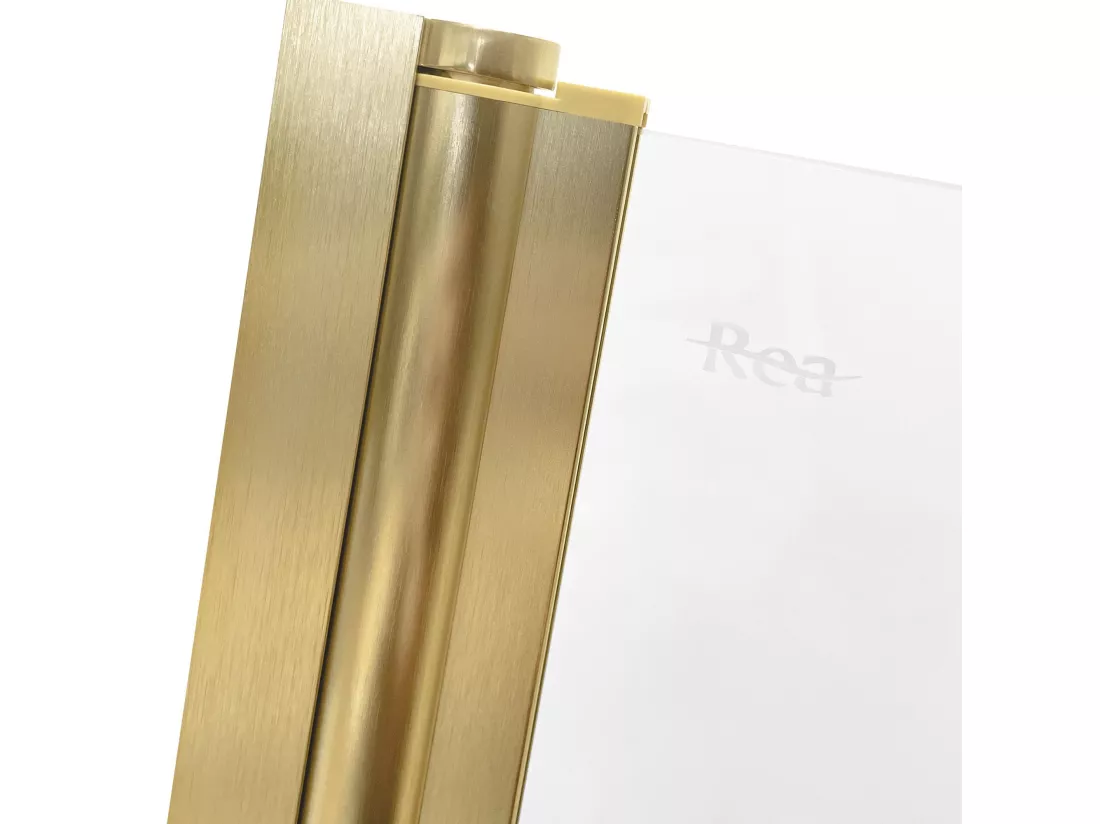 Pare-Baignoire Rea Agat 120 Brush Gold
