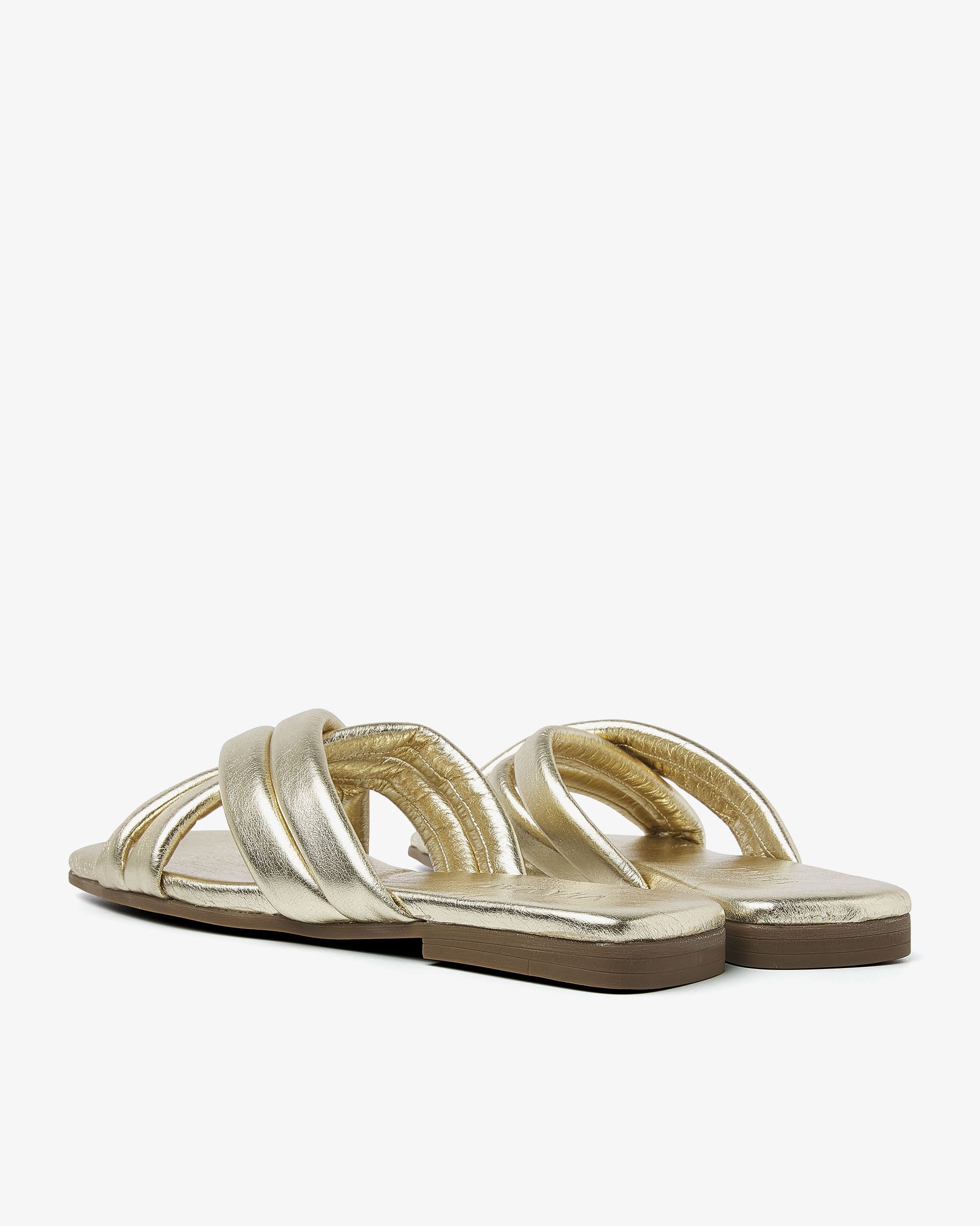 VIA VAI gouden slippers Kiki Lot