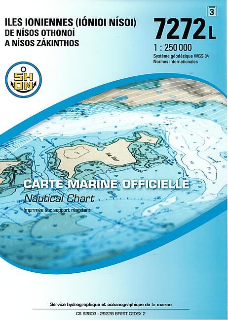 EPSHOM - 7272L ILES IONIENNES