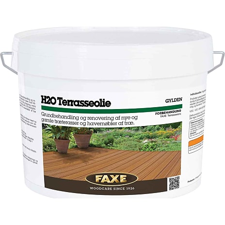 FAXE H2O Terrasseolie 2,5 L - gylden