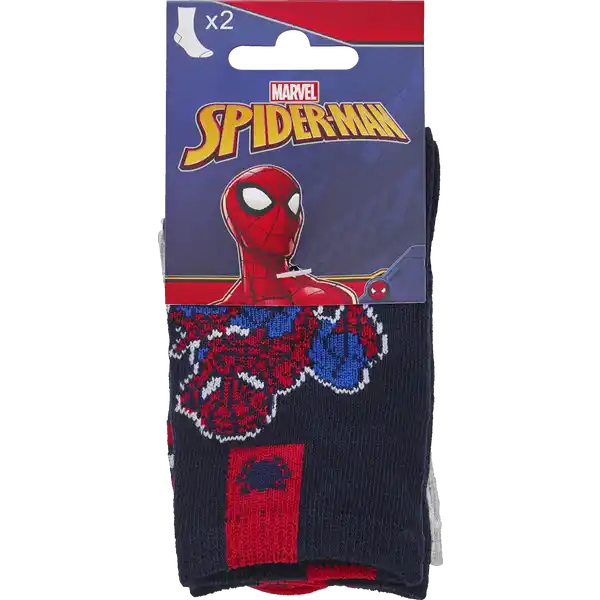 2er Pack Socken Spiderman Gr. 23 / 26