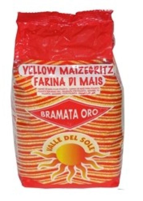 Bramata Oro/ Valle Del Sole Mais Meel (Gluten Vrij) 1kg
