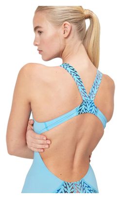 Maillot de Bain 1 Pièce Speedo Fs Lzr Ignite Kneeskin Bleu et Rouge