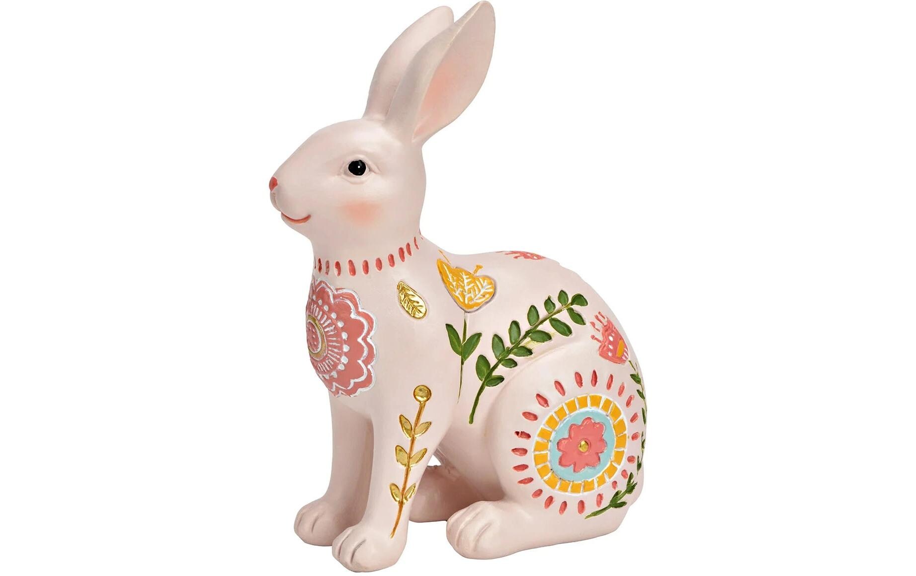 Aufsteller Hase 14 cm, RosaDekofigur