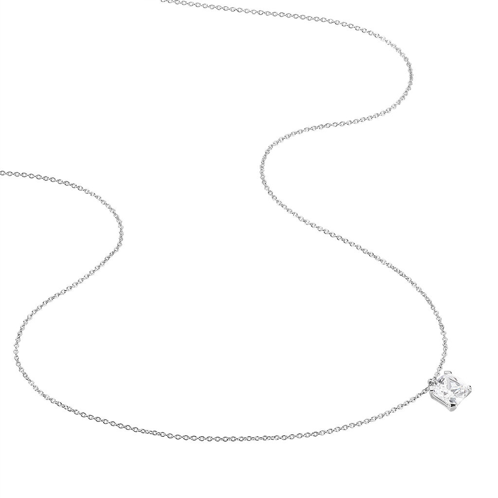 Collier Solitaire Argent Lyanna