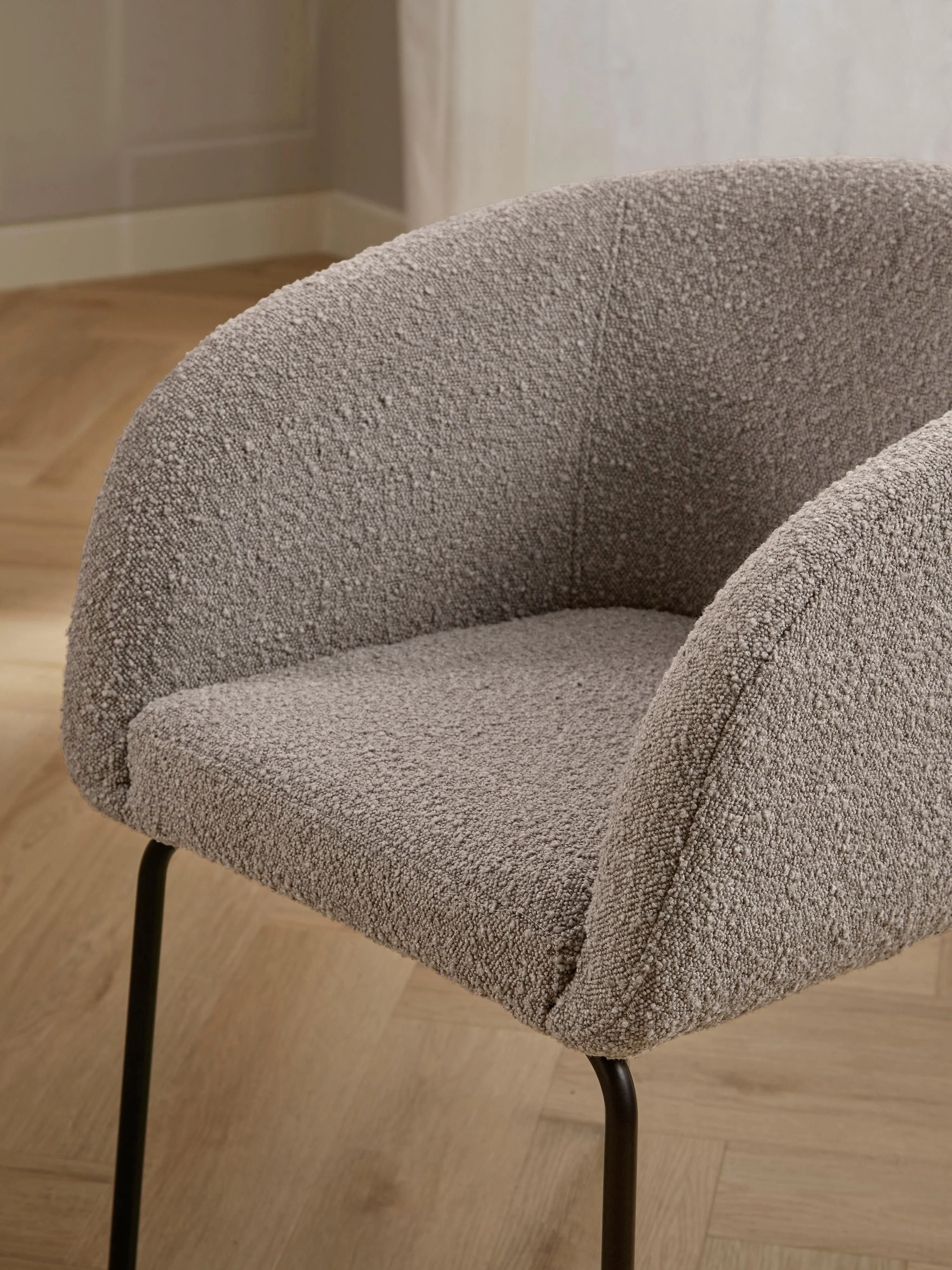 Bouclé fauteuils Alani, 2 stuks