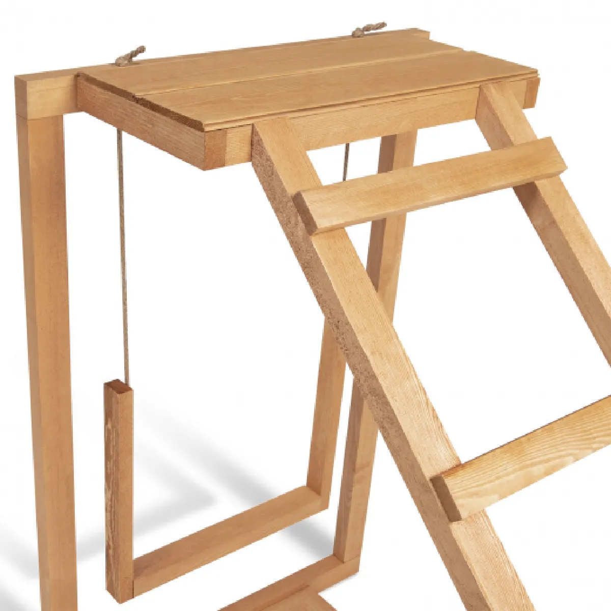Idmarket MARKET Aire de jeux bois poules avec balançoire