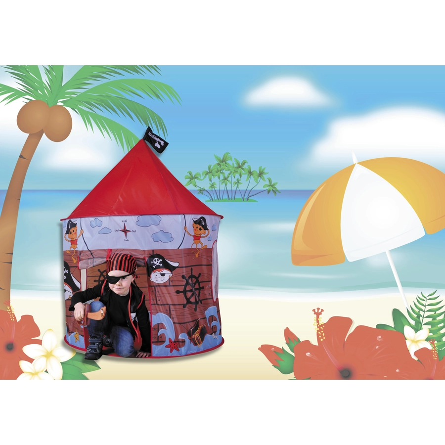 knorr toys® Spielzelt Pirat rot