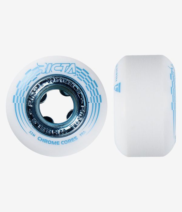Ricta Chrome Core Rollen (white teal) 53mm 99A 4er Pack